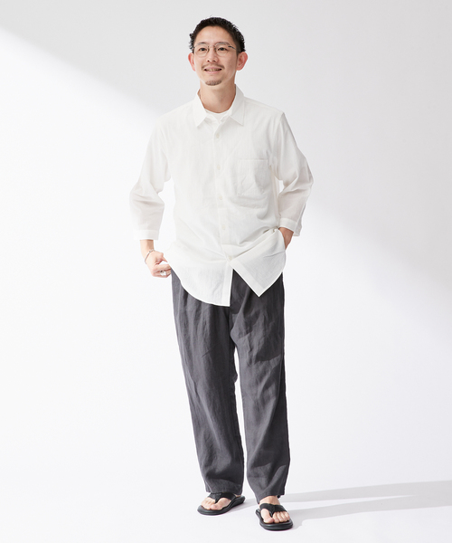 B.C STOCK(ベーセーストック)の「LI BUTCHER EASYPANTS(スラックス・メンズ・チャコールグレー/ブラック/ベージュ/ブラウン・MEDIUM/LARGE)」の13枚目の写真