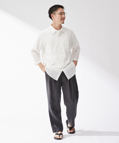 B.C STOCK(ベーセーストック)の「LI BUTCHER EASYPANTS(スラックス・メンズ・チャコールグレー/ブラック/ベージュ/ブラウン・MEDIUM/LARGE)」の14枚目の写真