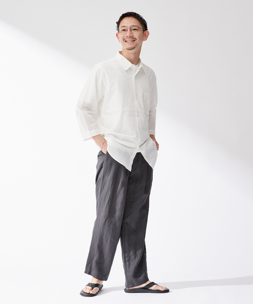 B.C STOCK(ベーセーストック)の「LI BUTCHER EASYPANTS(スラックス・メンズ・チャコールグレー/ブラック/ベージュ/ブラウン・MEDIUM/LARGE)」の17枚目の写真