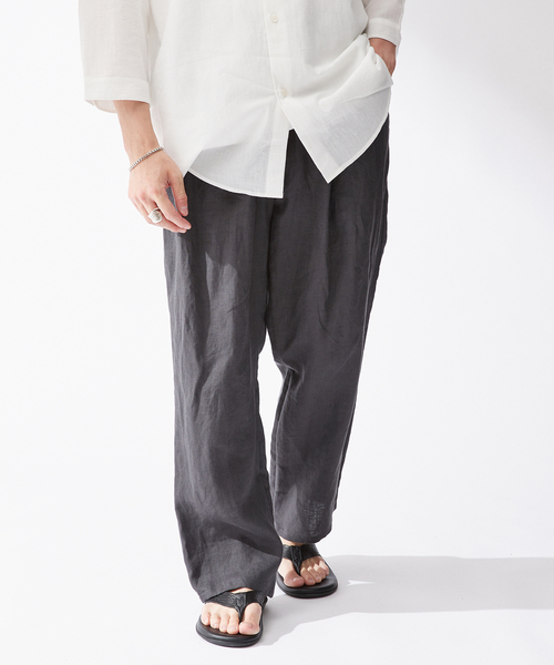 B.C STOCK(ベーセーストック)の「LI BUTCHER EASYPANTS(スラックス・メンズ・チャコールグレー/ブラック/ベージュ/ブラウン・MEDIUM/LARGE)」の18枚目の写真