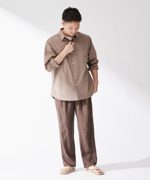 B.C STOCK(ベーセーストック)の「LI BUTCHER EASYPANTS(スラックス・メンズ・チャコールグレー/ブラック/ベージュ/ブラウン・MEDIUM/LARGE)」の22枚目の写真