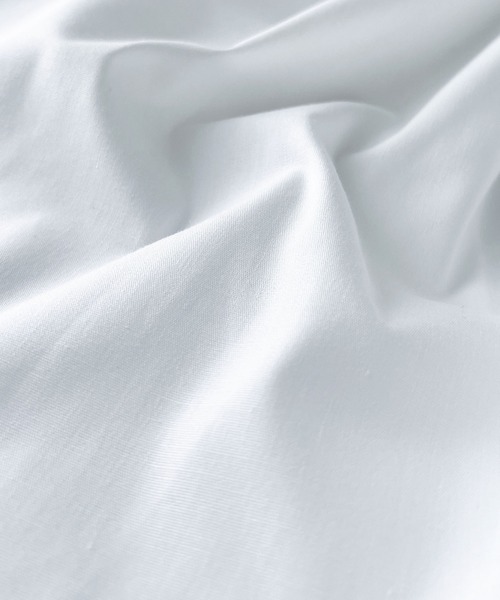 etoll.（エトル）の「フレアウエストタックスタンドブラウス（シャツ/ブラウス・レディース・オフホワイト/ブラック/ブルー・M）」の9枚目の写真