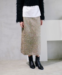 allureville | マルチラメシャギースカート(スカート)