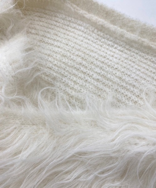 Chico(チコ)の「【WEB限定/REVIVAL】シャギーMIXクロスニット(ニット/セーター・レディース・ピンク/グレー/アイボリー/グレイッシュベージュ・FREE)」の17枚目の写真