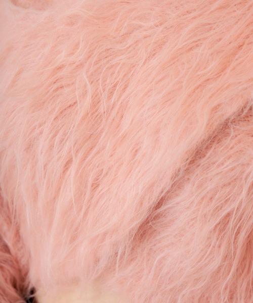 Chico(チコ)の「【WEB限定/REVIVAL】シャギーMIXクロスニット(ニット/セーター・レディース・ピンク/グレー/アイボリー/グレイッシュベージュ・FREE)」の5枚目の写真