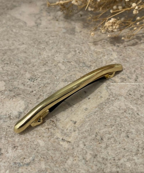 apres jour clair（アプレジュールクレア）の「【apres jour clair×ARIAZ】メタルヘアバレッタ（バレッタ/ヘアクリップ・レディース・シルバー/ゴールド・FREE）」の4枚目の写真