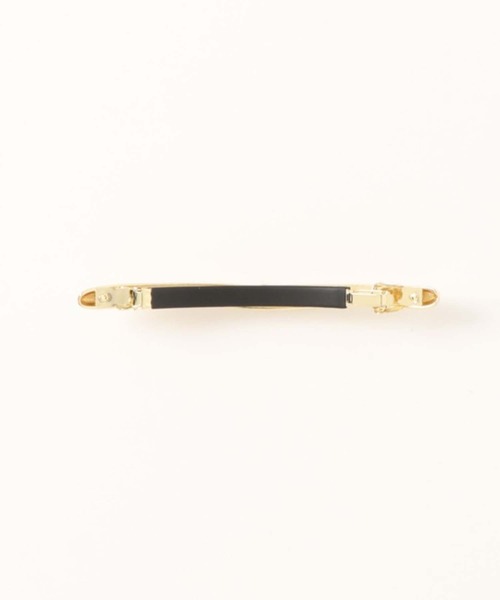 apres jour clair（アプレジュールクレア）の「【apres jour clair×ARIAZ】メタルヘアバレッタ（バレッタ/ヘアクリップ・レディース・シルバー/ゴールド・FREE）」の3枚目の写真