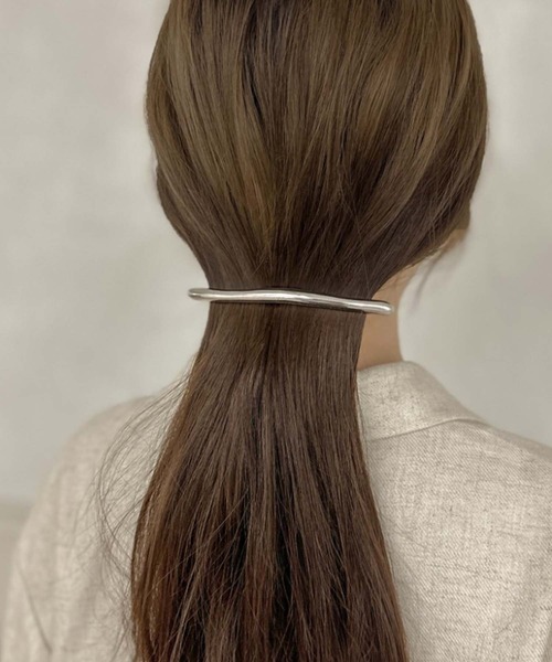 apres jour clair×ARIAZ】メタルヘアバレッタ（バレッタ/ヘアクリップ