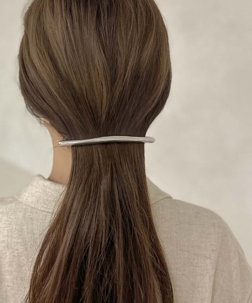 apres jour clair×ARIAZ】メタルヘアバレッタ（バレッタ/ヘアクリップ