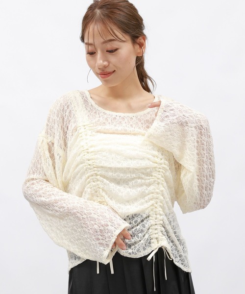 LAKOLE(ラコレ)の「アソートシャーリングプルオーバー / 144941(Tシャツ/カットソー・レディース・アイボリー/ブラック/その他9/ブラウン・FREE)」の3枚目の写真