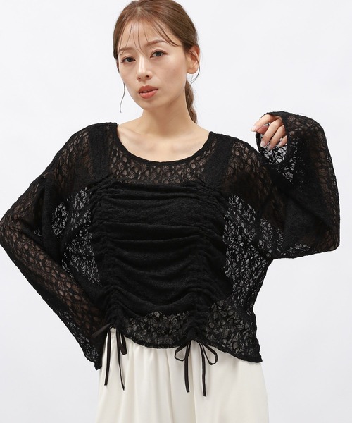 LAKOLE(ラコレ)の「アソートシャーリングプルオーバー / 144941(Tシャツ/カットソー・レディース・アイボリー/ブラック/その他9/ブラウン・FREE)」の4枚目の写真