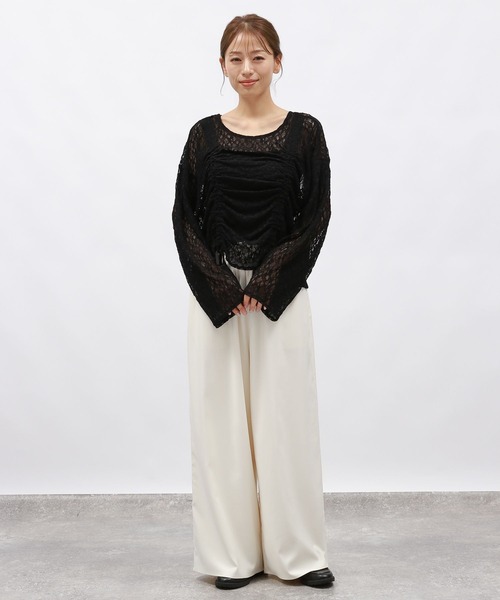 LAKOLE(ラコレ)の「アソートシャーリングプルオーバー / 144941(Tシャツ/カットソー・レディース・アイボリー/ブラック/その他9/ブラウン・FREE)」の21枚目の写真