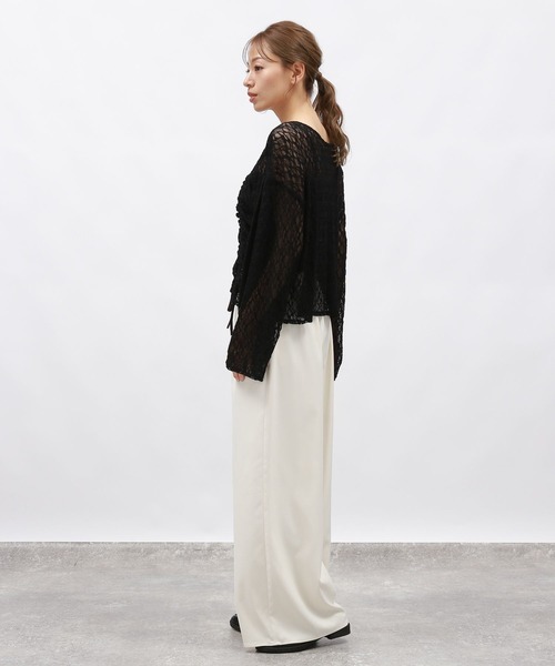 LAKOLE(ラコレ)の「アソートシャーリングプルオーバー / 144941(Tシャツ/カットソー・レディース・アイボリー/ブラック/その他9/ブラウン・FREE)」の22枚目の写真