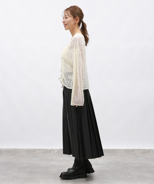 LAKOLE(ラコレ)の「アソートシャーリングプルオーバー / 144941(Tシャツ/カットソー・レディース・アイボリー/ブラック/その他9/ブラウン・FREE)」の17枚目の写真