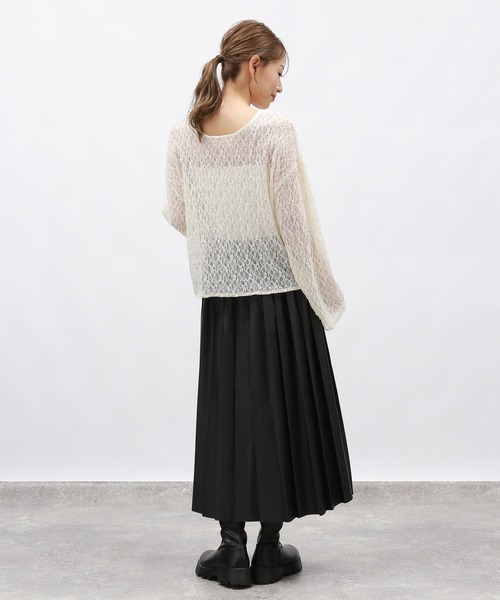 LAKOLE(ラコレ)の「アソートシャーリングプルオーバー / 144941(Tシャツ/カットソー・レディース・アイボリー/ブラック/その他9/ブラウン・FREE)」の18枚目の写真