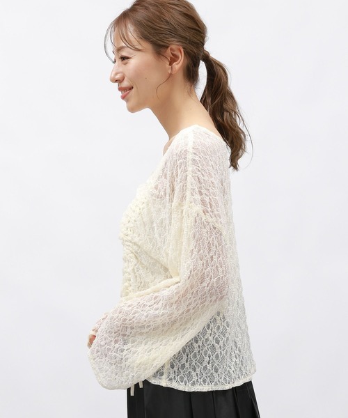 LAKOLE(ラコレ)の「アソートシャーリングプルオーバー / 144941(Tシャツ/カットソー・レディース・アイボリー/ブラック/その他9/ブラウン・FREE)」の19枚目の写真