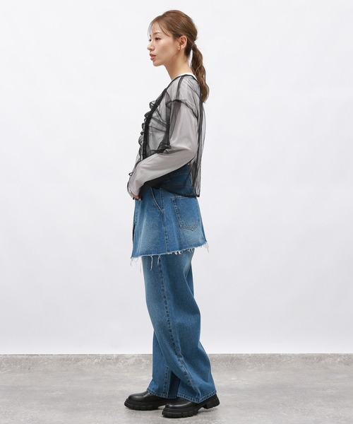 LAKOLE(ラコレ)の「アソートシャーリングプルオーバー / 144941(Tシャツ/カットソー・レディース・アイボリー/ブラック/その他9/ブラウン・FREE)」の6枚目の写真