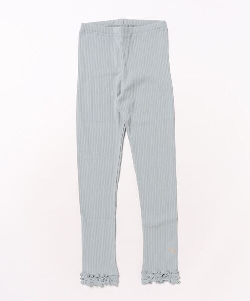 HAKKA KIDS（ハッカキッズ）の「[ジュニアサイズ]ストレッチテレコスパッツ（レギンス/スパッツ・キッズ・キナリ/ネイビー/サックスブルー・140cm/150cm）」の3枚目の写真