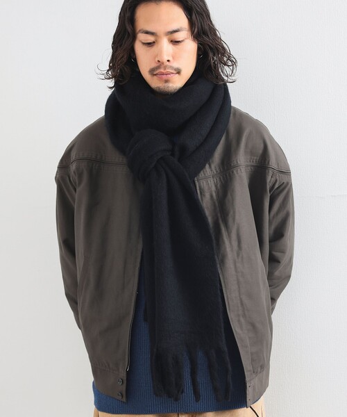 B:MING by BEAMS（ビーミングバイビームス）の「シャギー マフラー（マフラー・メンズ・ブラック/グレー・ONE SIZE）」の6枚目の写真