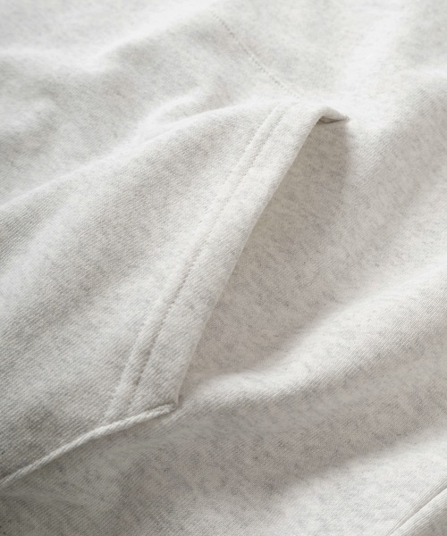 CONVERSE（コンバース）の「【CONVERSE/コンバース】ALL STARサークルロゴ ワンポイント サガラ刺繍デザイン プルパーカー/フーディー/裏毛（パーカー・メンズ・アッシュグレー/ダークグリーン/ライトブルー/ブラック/グレイッシュベージュ/オートミール・XL/L/M）」の10枚目の写真