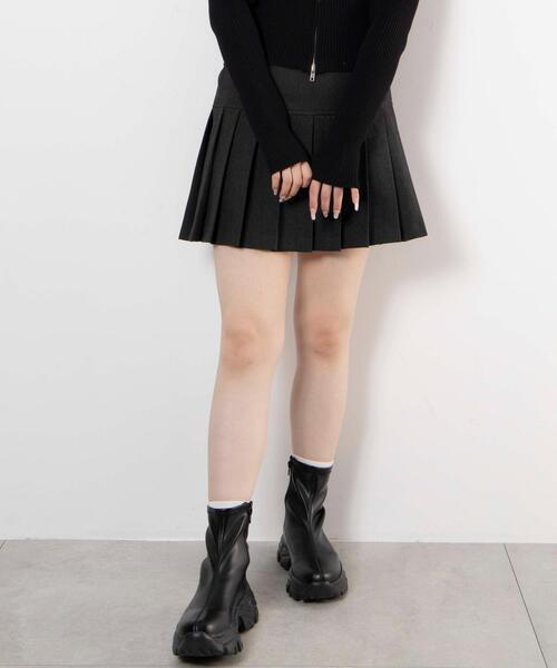 WEGO（ウィゴー）の「WEGO/厚底スニーカーソールショートブーツ（ブーツ・レディース・ブラック/ブラック系その他/シルバー・LARGE/MEDIUM）」の17枚目の写真