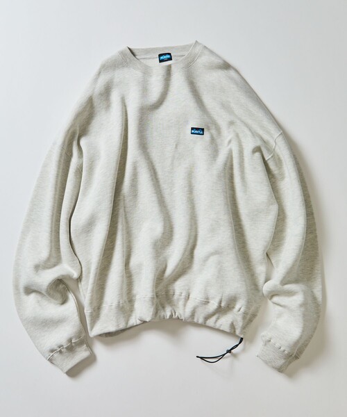 限定展開 KAVU×FREAK'S STORE /カブー 別注 ビッグシルエット ワンポイント刺繍 クルーネックスウェット（スウェット）｜FREAK'S STORE（フリークスストア）
