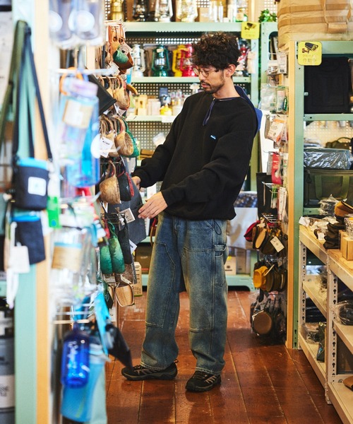 限定展開 KAVU×FREAK'S STORE /カブー 別注 ビッグシルエット ワンポイント刺繍 クルーネックスウェット（スウェット）｜FREAK'S STORE（フリークスストア）