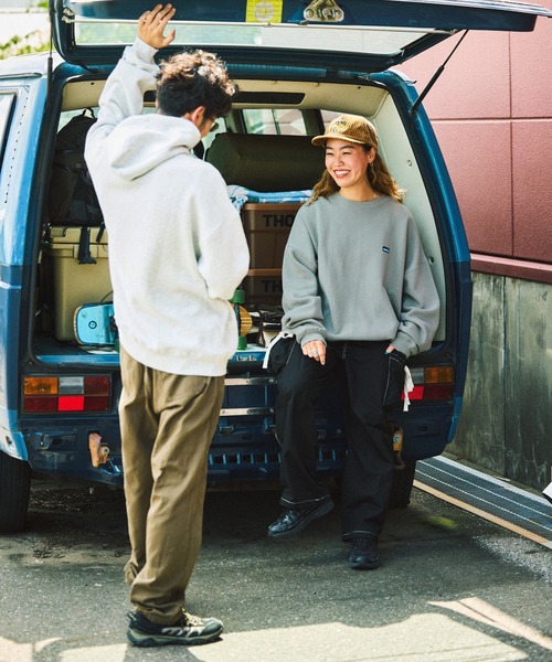 限定展開 KAVU×FREAK'S STORE /カブー 別注 ビッグシルエット ワンポイント刺繍 クルーネックスウェット（スウェット）｜FREAK'S STORE（フリークスストア）