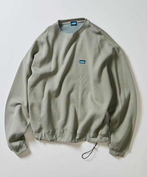 限定展開 KAVU×FREAK'S STORE /カブー 別注 ビッグシルエット ワンポイント刺繍 クルーネックスウェット（スウェット）｜FREAK'S STORE（フリークスストア）