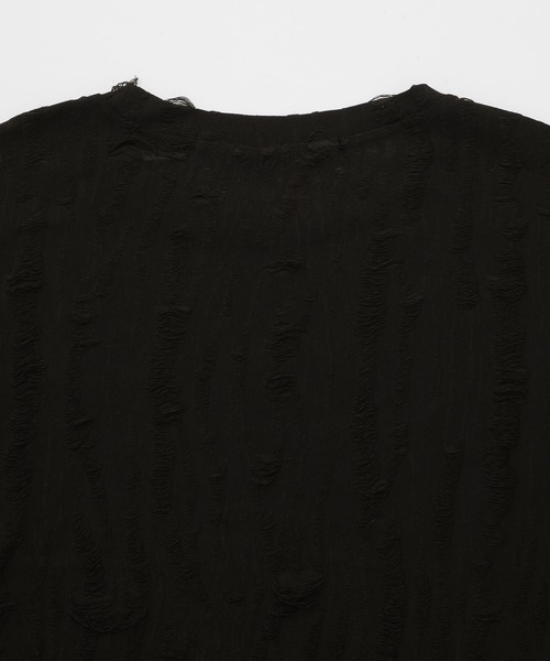 Anchor Smith(アンカー スミス)の「クラッシュダメージ加工Tシャツ(Tシャツ/カットソー・メンズ・ホワイト/チャコール/ブラック/ブラウン・M/L)」の22枚目の写真