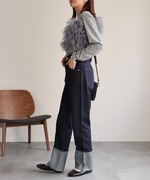 model：162cm 着用サイズ：F