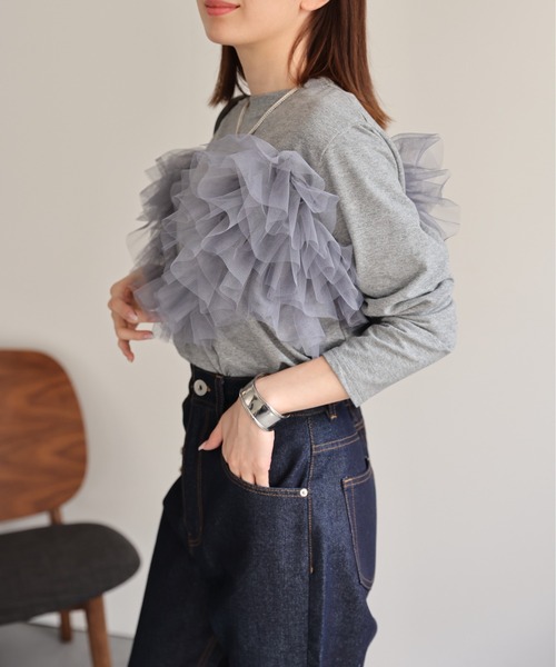 model：162cm 着用サイズ：F