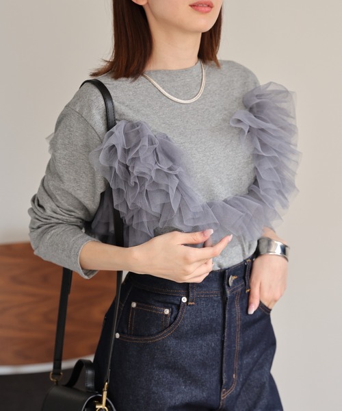 model：162cm 着用サイズ：F