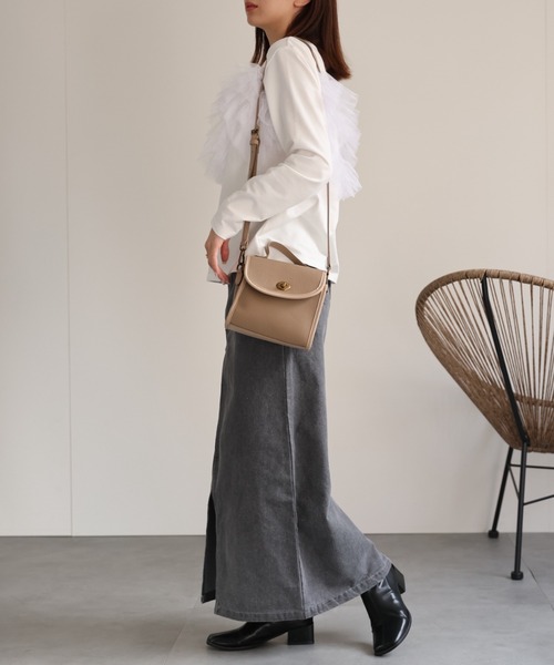 model：162cm 着用サイズ：F