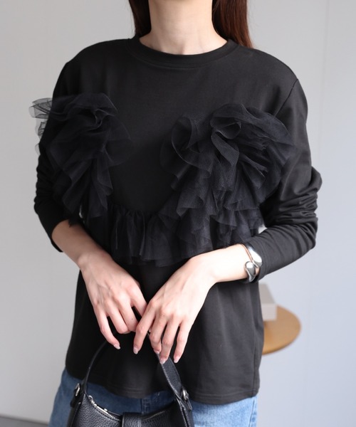 model：162cm 着用サイズ：F