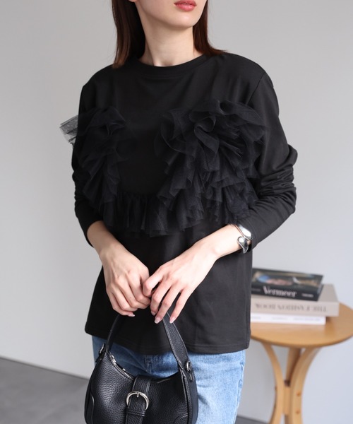 model：162cm 着用サイズ：F