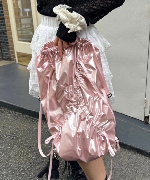 nemne store（ネンネストア）の「【Seoup】リボンナップサック（バック