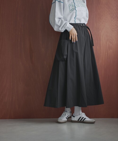 セール】【C.mt】ポケット付きフレアスカート（スカート）｜coen
