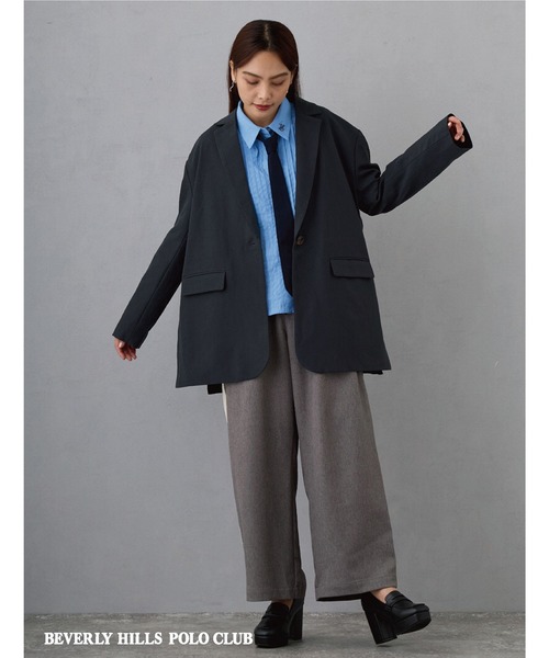 NICOLE CLUB(ニコル クラブ)の「サイドラインパンツ(その他パンツ・レディース・グレー/ブラック・MEDIUM)」の17枚目の写真