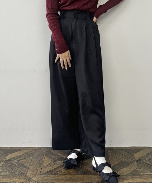 NICOLE CLUB(ニコル クラブ)の「サイドラインパンツ(その他パンツ・レディース・グレー/ブラック・MEDIUM)」の6枚目の写真