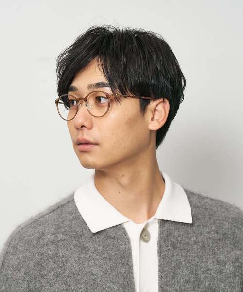 Zoff SMART SKINNY JEWELRY メガネ　べっ甲　ボストン ボストン型 メガネ 中顔面短縮みえメガネ 軽量 大人可愛い おうち
