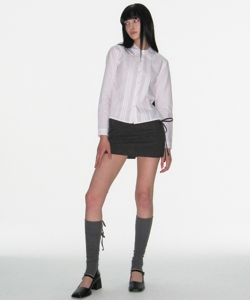 CRANK（クランク）の「韓国ブランド CRANK クランク PINTUCK LACE LONG 