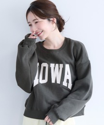 coca（coca） | ヘビーウェイト裏起毛 ビンテージ加工ロゴスウェット(スウェット)