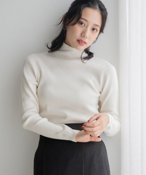 LOWRYS FARM(ローリーズファーム)の「カラータートルニットLS 116685(ニット/セーター・レディース・レッド/イエロー/アイボリー/ブラック/その他/ブルー・FREE)」の19枚目の写真