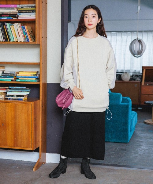 niko and（ニコアンド）の「裏起毛ドッキングプルオーバー（その他