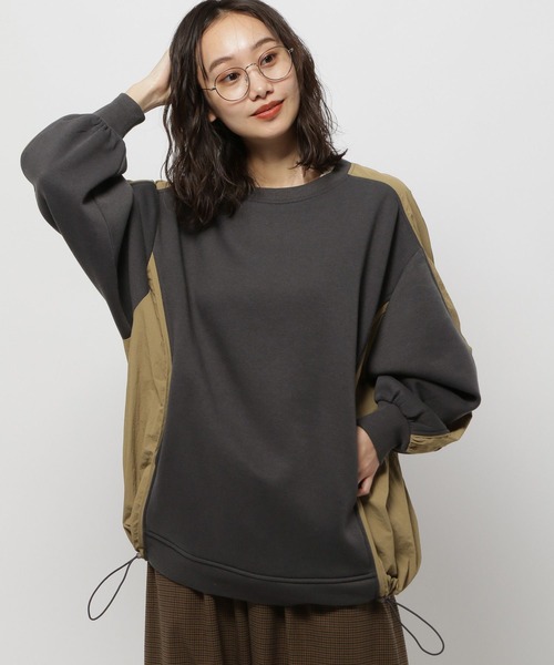 niko and（ニコアンド）の「裏起毛ドッキングプルオーバー（その他