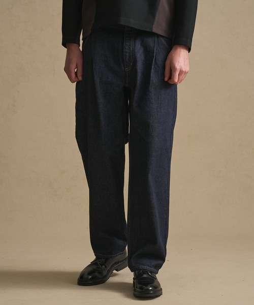 セットアップ対応〉PUBLIC DENIM ガゼットテーパードデニム