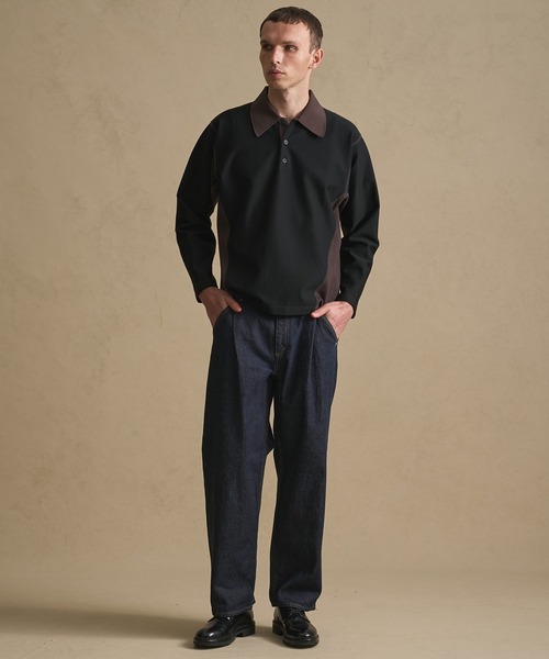 セットアップ対応〉PUBLIC DENIM ガゼットテーパードデニム