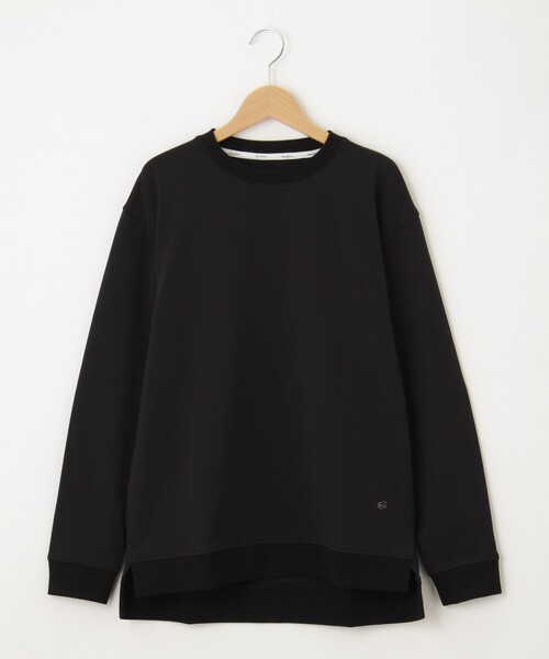 &Bridge(アンドブリッジ)の「charee braver(チャーリーブレイバー) 裾刺しゅうプルオーバー(Tシャツ/カットソー・メンズ・ブルー系その他/ブラック・02/04/03)」の1枚目の写真