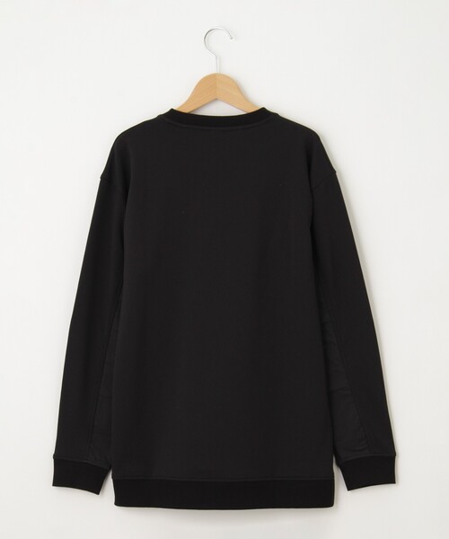 &Bridge(アンドブリッジ)の「charee braver(チャーリーブレイバー) 裾刺しゅうプルオーバー(Tシャツ/カットソー・メンズ・ブルー系その他/ブラック・02/04/03)」の4枚目の写真
